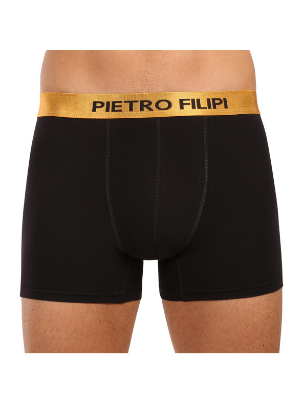 Pietro Filipi Férfi ajándék kozmetikai táska Kettő darab - Metalic boxer shorts és kozmetika Pietro Filipi