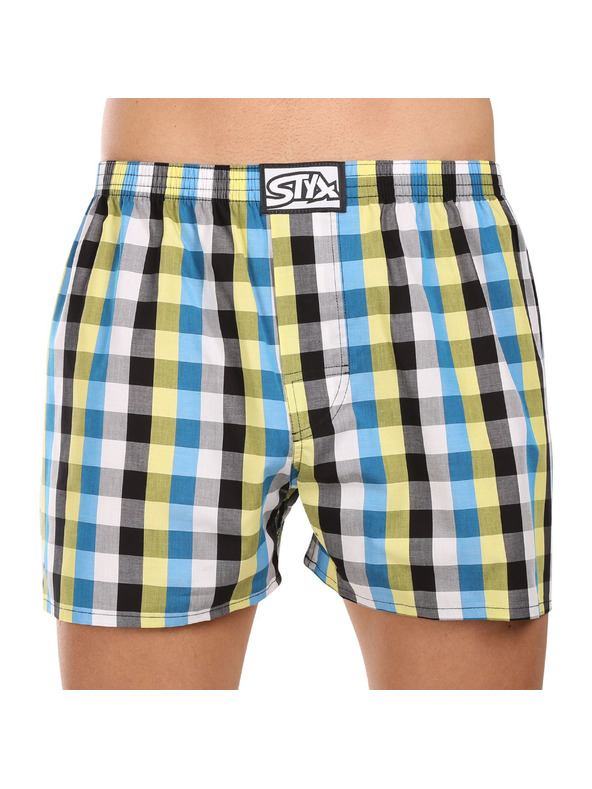 Styx Férfi ajándékszett Három darab - boxer shorts és Három darab - bambusz zokni Styx