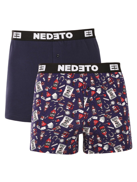 Nedeto Két darabos szett - Nedeto többszínű férfi alsónadrág