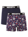 Nedeto Két darabos szett - Nedeto többszínű férfi alsónadrág