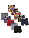 Nedeto Tíz darab - Nedeto férfi boxer shorts többszínű