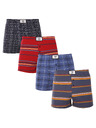 Nedeto Négy darab - Nedeto férfi boxer shorts többszínű