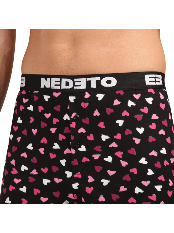 Nedeto Kettő darab - Nedeto Kiss and Hearts férfi boxer shorts többszínű