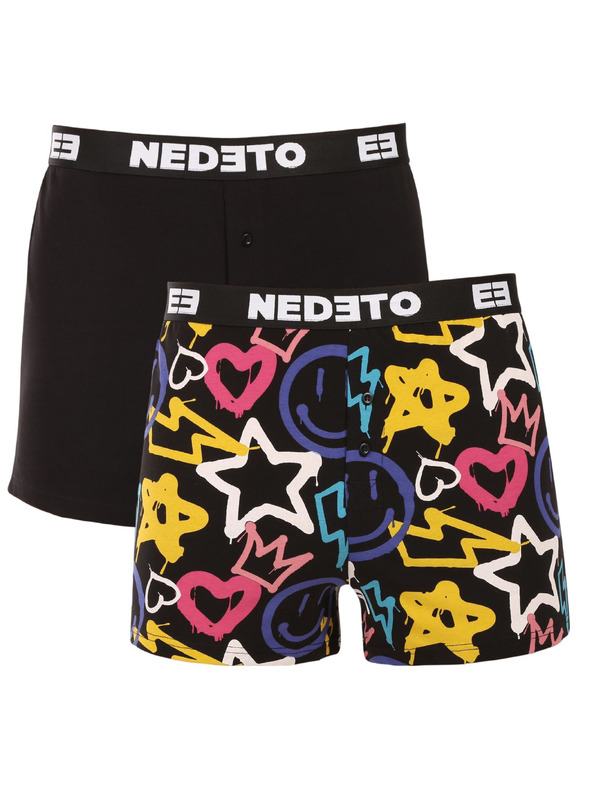 Nedeto Két darabos szett - Nedeto többszínű férfi alsónadrág