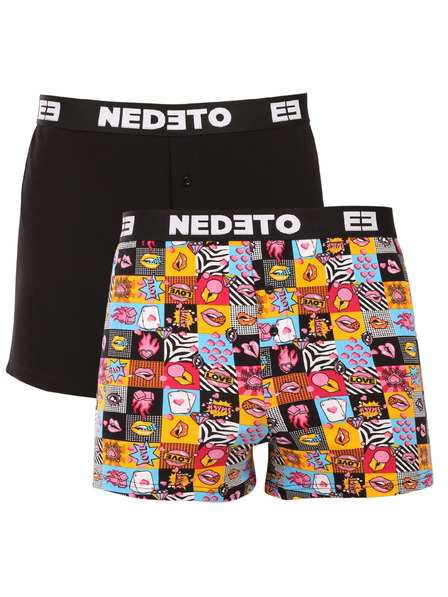 Nedeto Két darabos szett - Nedeto többszínű férfi alsónadrág