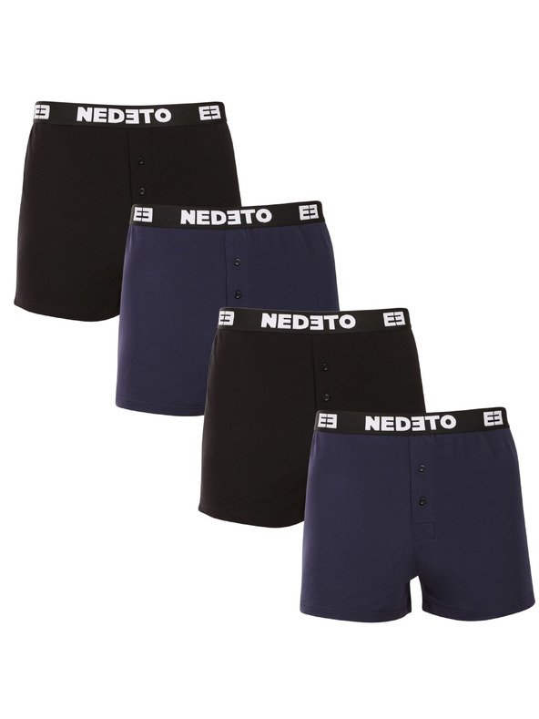 Nedeto Négy darab - Nedeto férfi boxer shorts többszínű