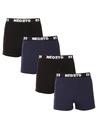 Nedeto Négy darab - Nedeto férfi boxer shorts többszínű