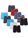 Nedeto Tíz darab - Nedeto férfi boxer shorts többszínű