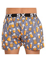 Styx Szürke és sárga rövidnadrág sportos elasztikus Styx art Beer