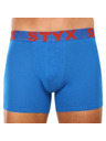 Styx Három darabos férfi boxeralsó készlet fehér, kék és szürke színben Styx Styx