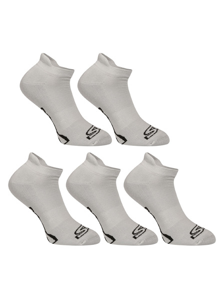 Styx 5PACK Styx alacsony zokni szürke