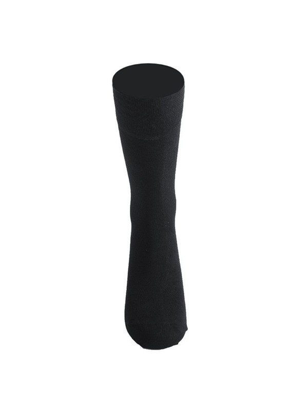 Styx 3PACK Styx magas bambusz zokni fekete