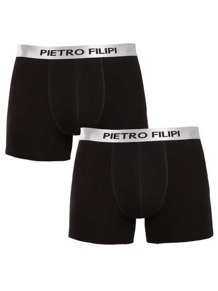 Pietro Filipi Dupla csomag - Pietro Filipi férfi boxer fekete Metalic silver
