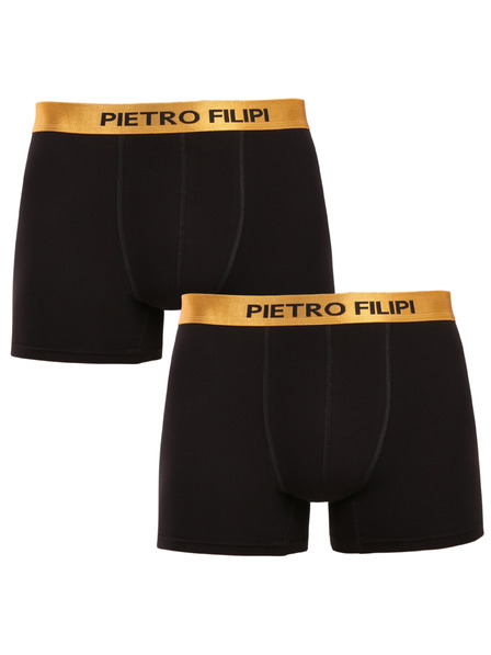 Pietro Filipi Dupla csomag - Pietro Filipi férfi boxer fekete Metalic gold