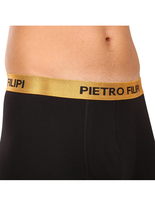 Pietro Filipi Dupla csomag - Pietro Filipi férfi boxer fekete Metalic gold