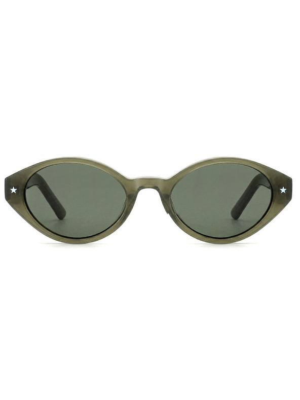 VEYREY VeyRey női cat-eye acetát polarizált napszemüveg Aest zöld keret zöld lencse