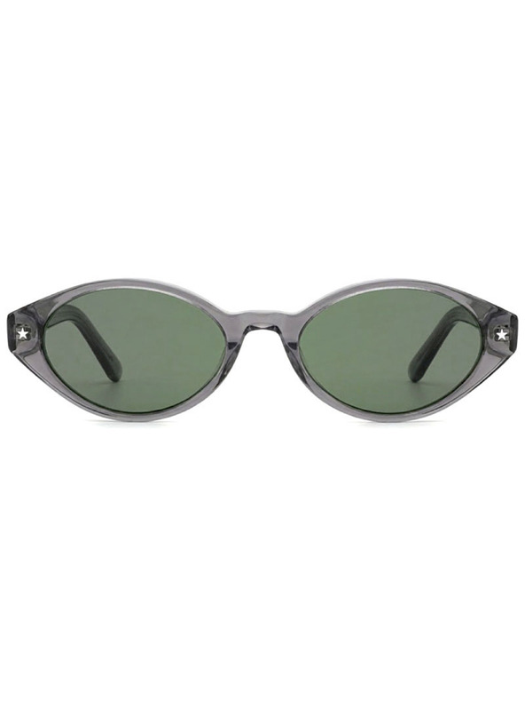 VEYREY VeyRey női cat-eye acetát polarizált napszemüveg Aest átlátszó keret zöld lencse