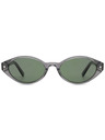VEYREY VeyRey női cat-eye acetát polarizált napszemüveg Aest átlátszó keret zöld lencse