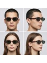 VEYREY VeyRey női cat-eye acetát polarizált napszemüveg Aest átlátszó keret zöld lencse