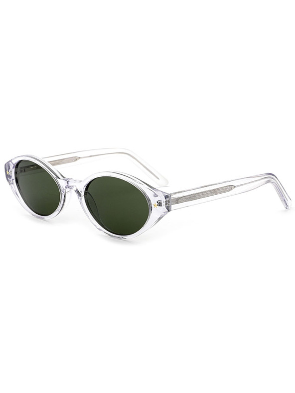 VEYREY VeyRey női cat-eye acetát polarizált napszemüveg Aest átlátszó keret fekete lencse
