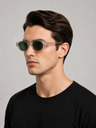 VEYREY VeyRey női cat-eye acetát polarizált napszemüveg Aest átlátszó keret fekete lencse