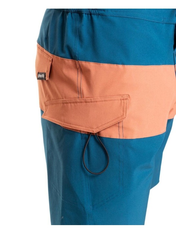 Meatfly Meatfly férfi fürdőnadrág Mitch Boardshorts 21" Super Teal / Sienna