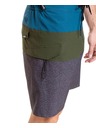 Meatfly Meatfly férfi fürdőnadrág Mitch Boardshorts 21" Olive / Super Teal