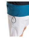 Meatfly Meatfly férfi fürdőnadrág Mitch Boardshorts 21" Black / Quiet Gray / Smoky