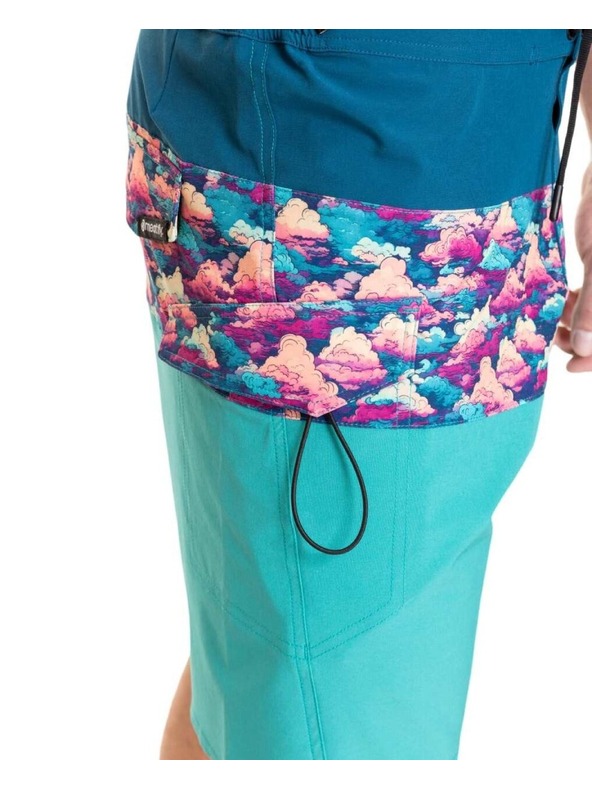 Meatfly Meatfly férfi fürdőnadrág Mitch Boardshorts 21" Clouds