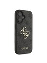 Guess Guess PU 4G fém logós fém hátlap iPhone 16-hoz Szürke