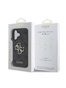 Guess Guess PU 4G fém logós fém hátlap iPhone 16-hoz Szürke