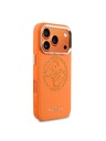 Guess Guess PU Perforated 4G Logo MagSafe Hátlap iPhone 17 Pro-hoz Narancssárga