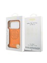 Guess Guess PU Perforated 4G Logo MagSafe Hátlap iPhone 17 Pro-hoz Narancssárga