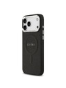 Guess Guess PU Saffiano MagSafe Hátlap iPhone 17 Pro Max-hoz Fekete