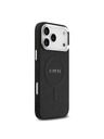 Guess Guess PU Saffiano MagSafe Hátlap iPhone 17 Pro Max-hoz Fekete