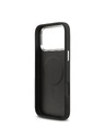 Guess Guess PU Saffiano MagSafe Hátlap iPhone 17 Pro Max-hoz Fekete