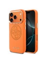 Guess Guess PU Perforated 4G Logo MagSafe Hátlap iPhone 17 Pro Max-hoz Narancssárga