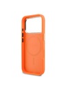 Guess Guess PU Perforated 4G Logo MagSafe Hátlap iPhone 17 Pro Max-hoz Narancssárga