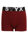 Styx Gyermek boxeralsó Styx sportgumival burgundy