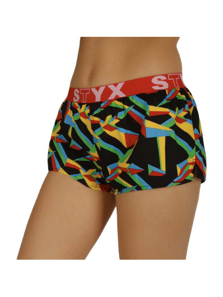 Styx Női boxeralsó Styx art sportgumival háromszög