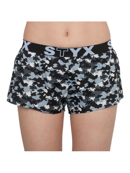 Styx Női boxeralsó Styx art sportgumival terepszín digitális
