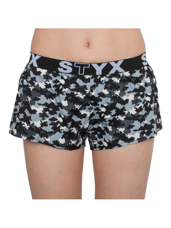 Styx Női boxeralsó Styx art sportgumival terepszín digitális