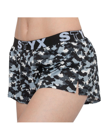 Styx Női boxeralsó Styx art sportgumival terepszín digitális