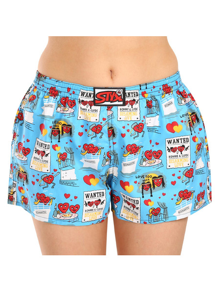 Styx Női boxeralsó Styx art klasszikus gumírózás Valentin párok