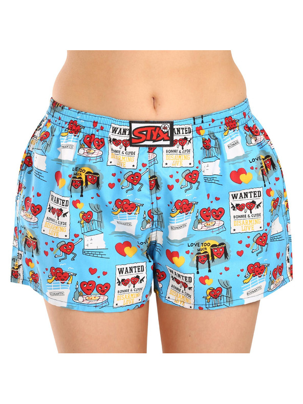 Styx Női boxeralsó Styx art klasszikus gumírózás Valentin párok