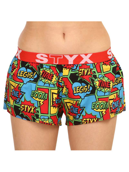 Styx Női boxeralsó Styx art sportgumival boom
