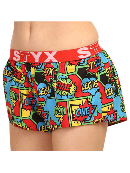 Styx Női boxeralsó Styx art sportgumival boom