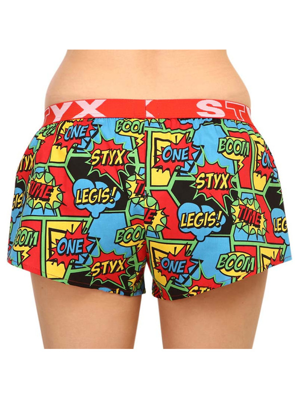 Styx Női boxeralsó Styx art sportgumival boom