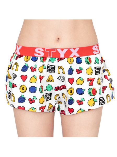 Styx Női boxeralsó Styx art sportgumival gambler