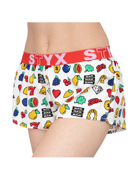 Styx Női boxeralsó Styx art sportgumival gambler